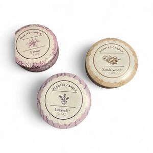Vanilla Lavender Sandalwood Candle Trio 2.5 oz